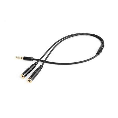 Cablexpert | Audio adaptor | Mini-phone stereo 3.5 mm | Receptacle | Plug | Mini-phone 3.5 mm 4-pole - 2